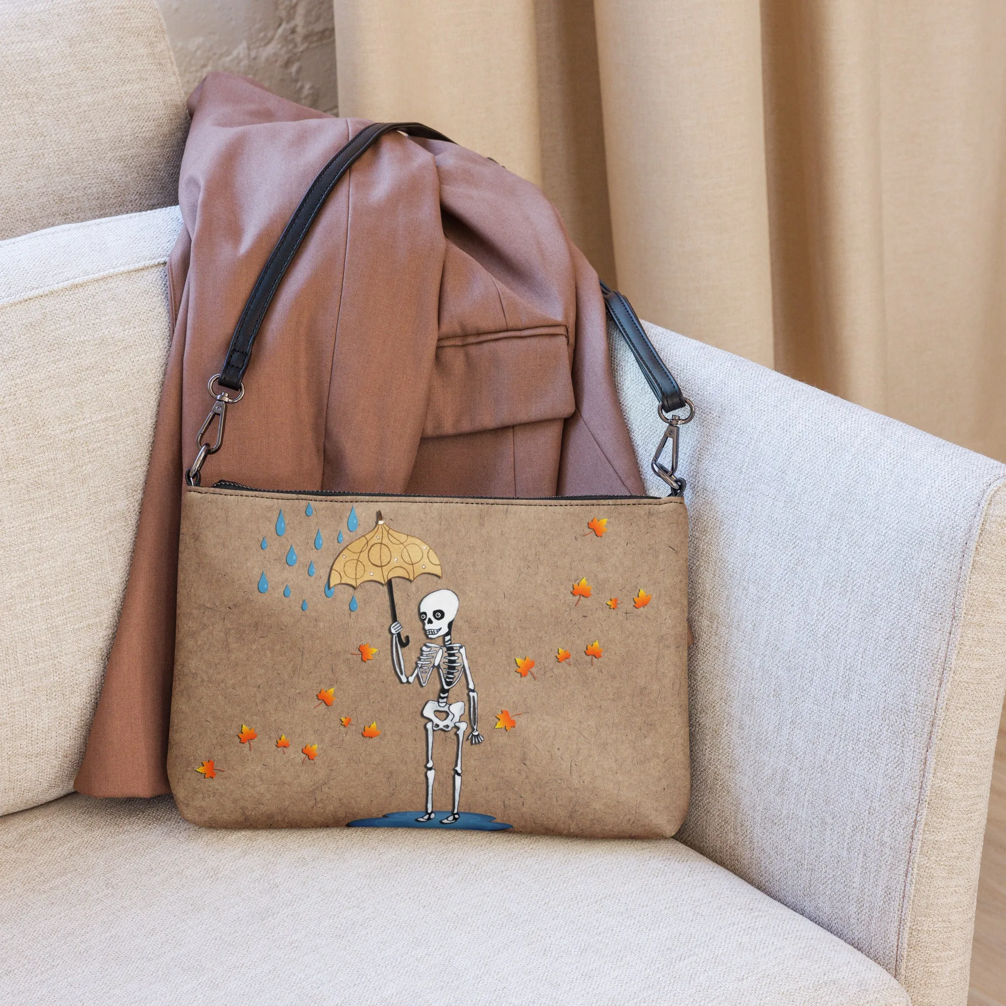 Autumn Skeleton Crossbody Bag