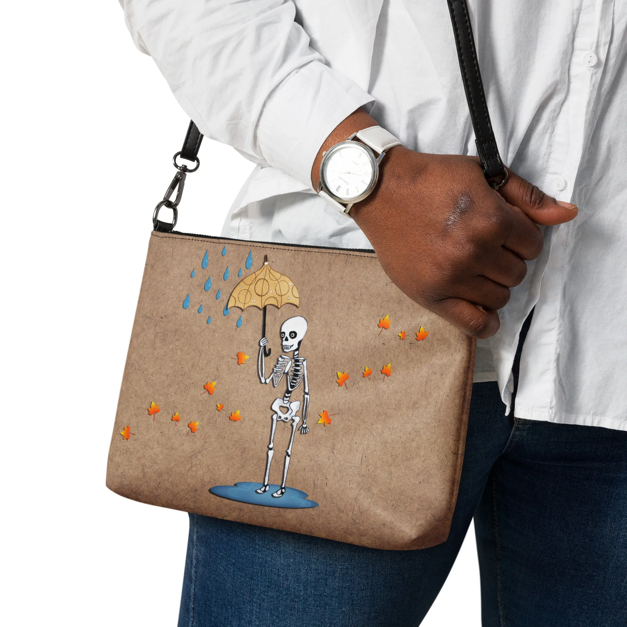 Autumn Skeleton Crossbody Bag