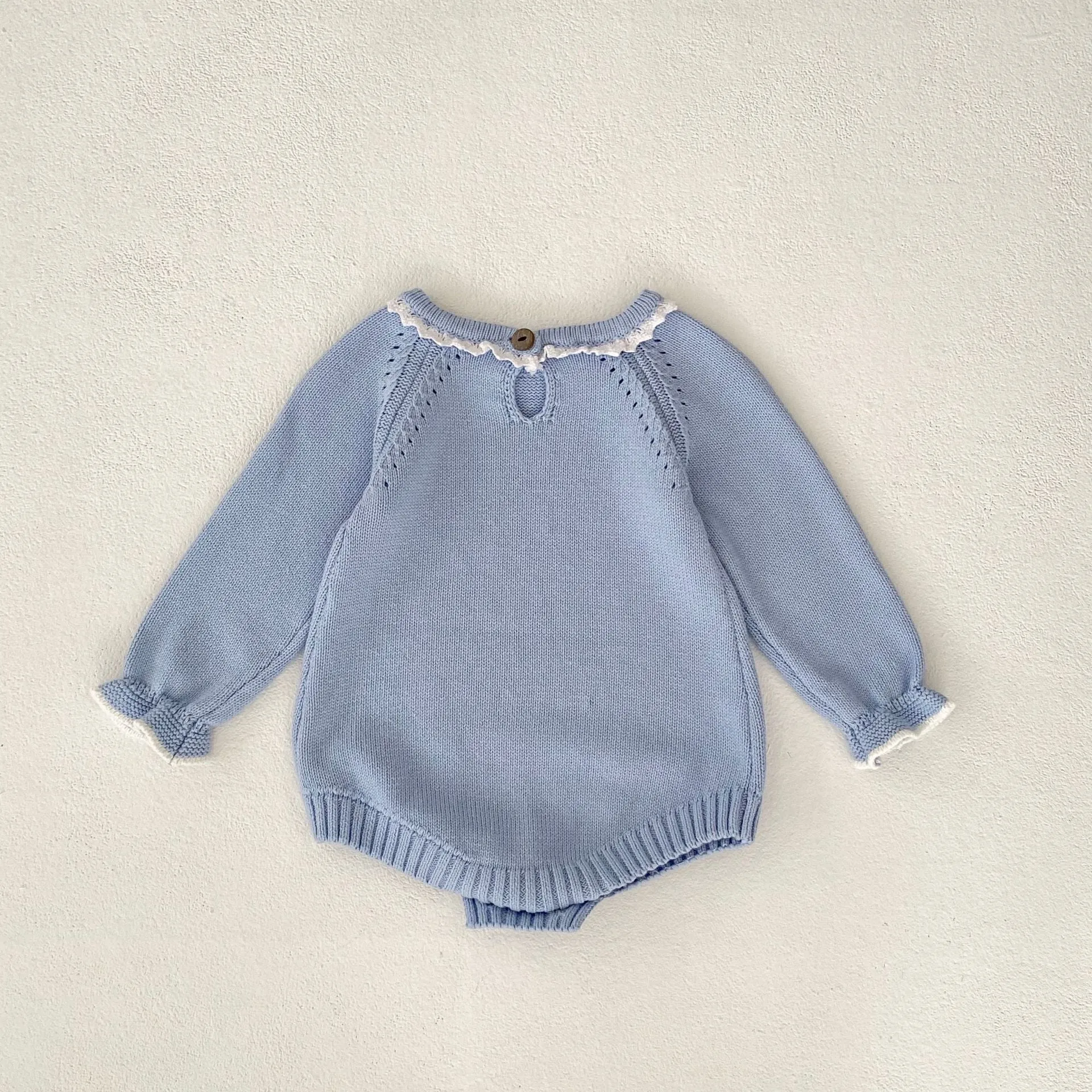 Wholesale Solid Color Rompers for Baby Girls 23082874 - Shop Now.