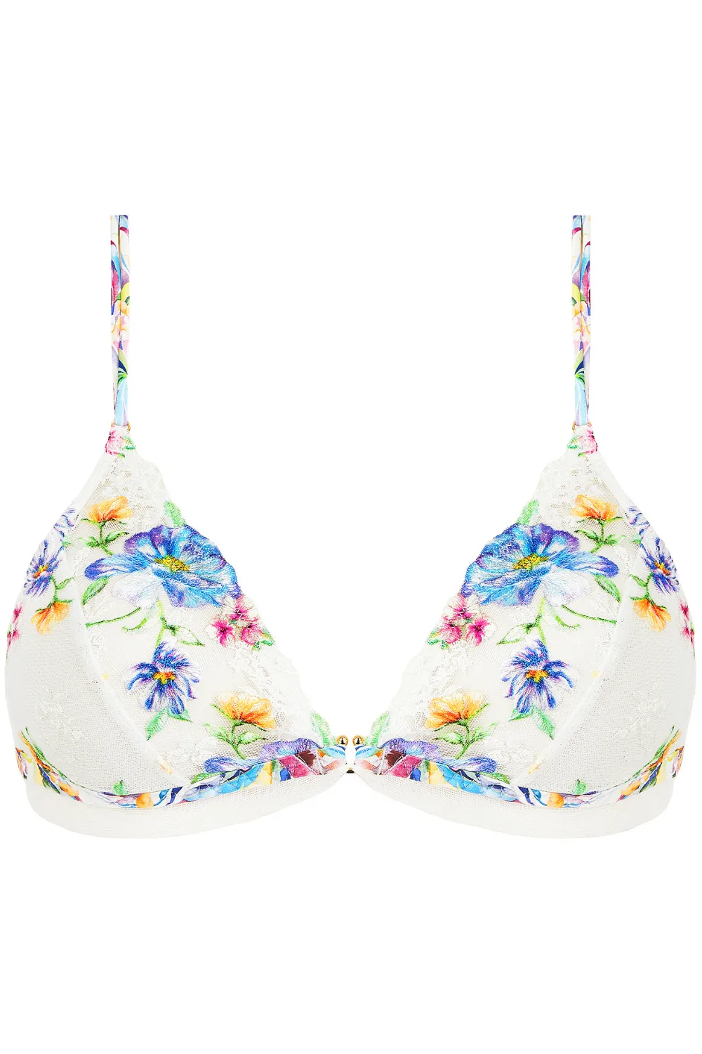 Light Kisses Front Closure Triangle Bra