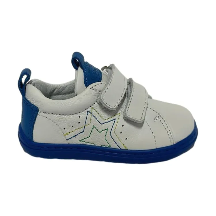 Balducci Kids White Blue Sneakers - CSP5762.