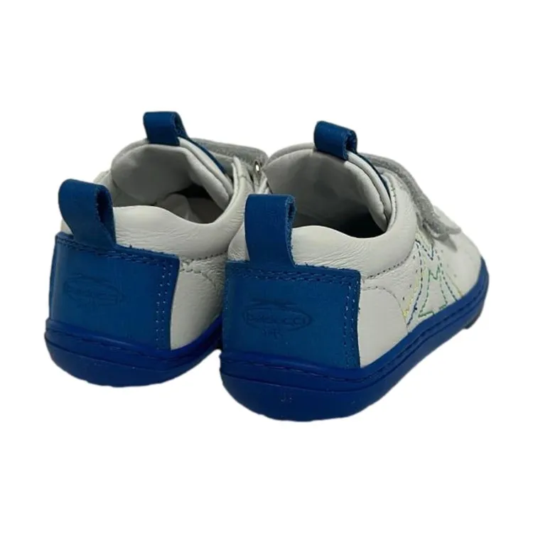 Balducci Kids White Blue Sneakers - CSP5762.