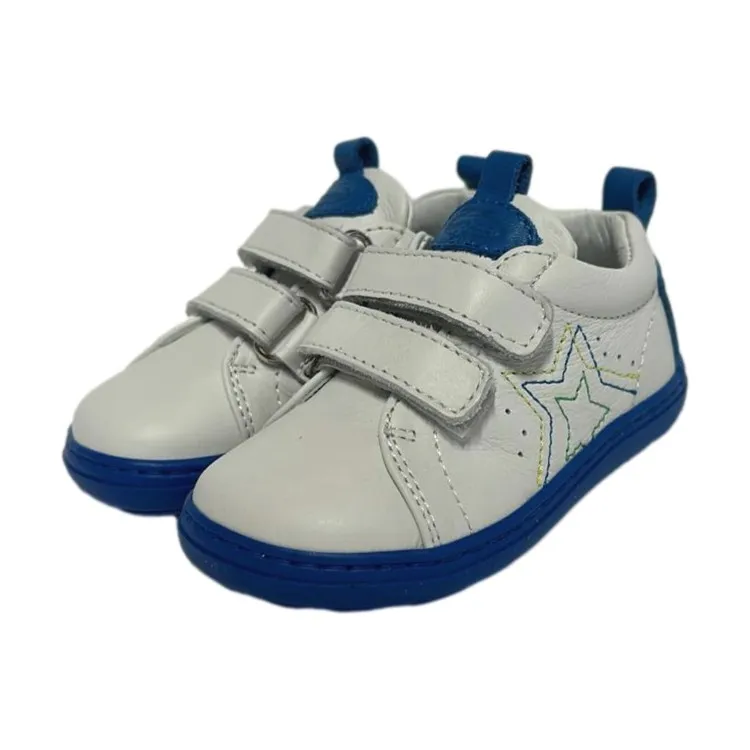 Balducci Kids White Blue Sneakers - CSP5762.