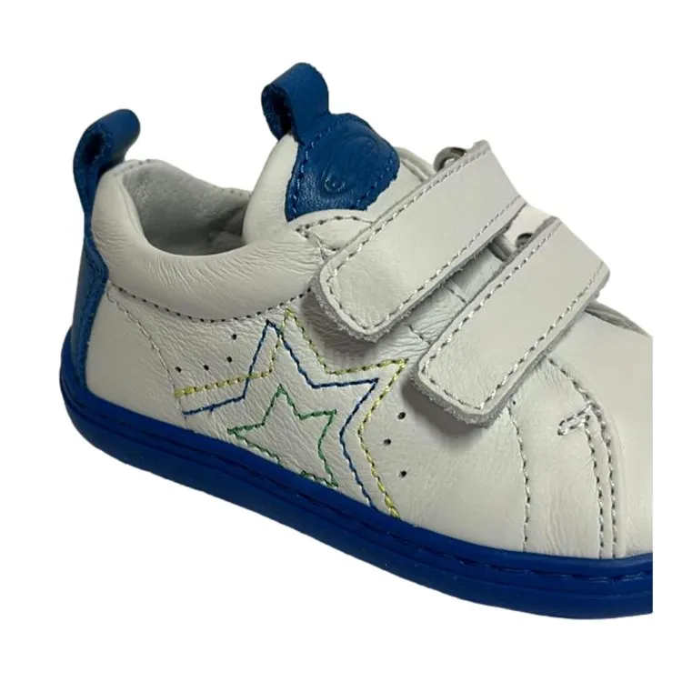 Balducci Kids White Blue Sneakers - CSP5762.