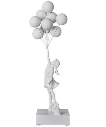 Banksy Balloon Girl Figure White Gesso Ver.