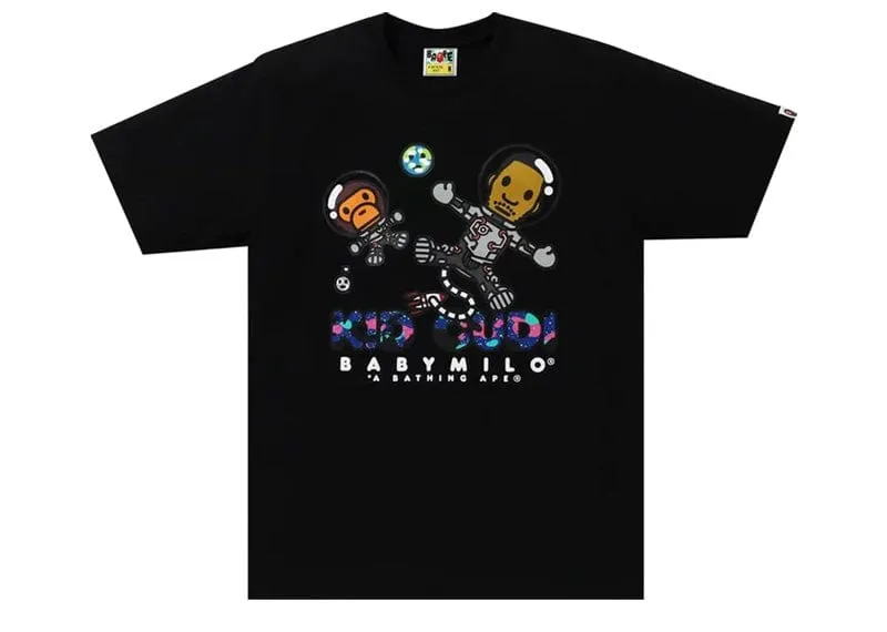 BAPE x Kid Cudi Baby Milo Moon Man Tee Black