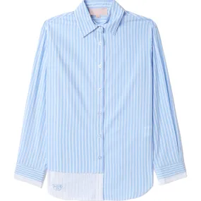 BAPY Ladies Shirt with Blue Stripes