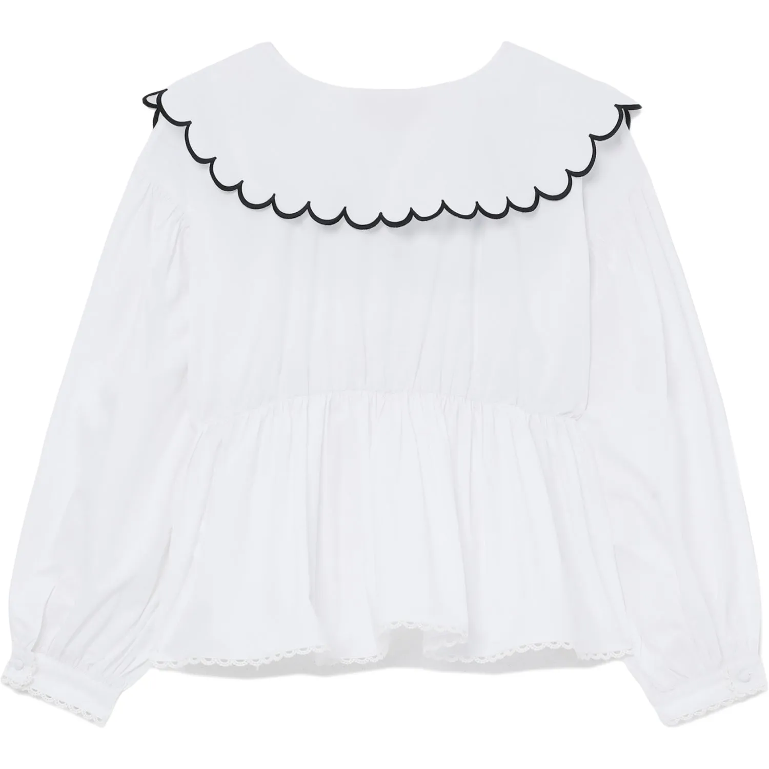 Lace Collar Top for Women