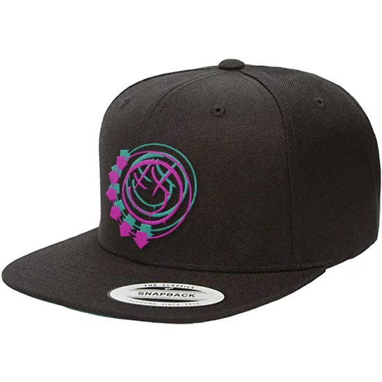 Baseball Hat - Blink 182 - Double Six Arrows (Flat Brim)