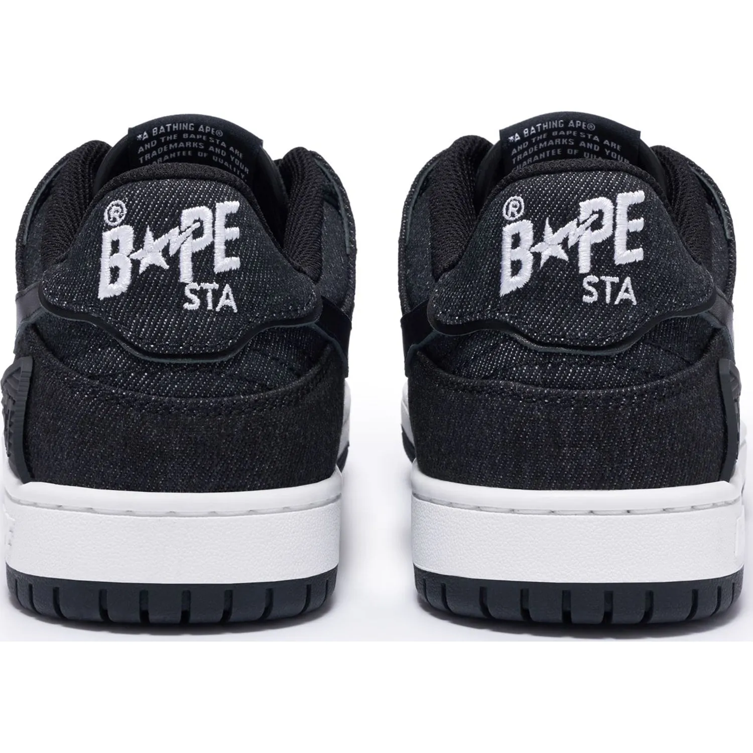 Bathing Ape Sk8 Sta Denim Women's Shoes