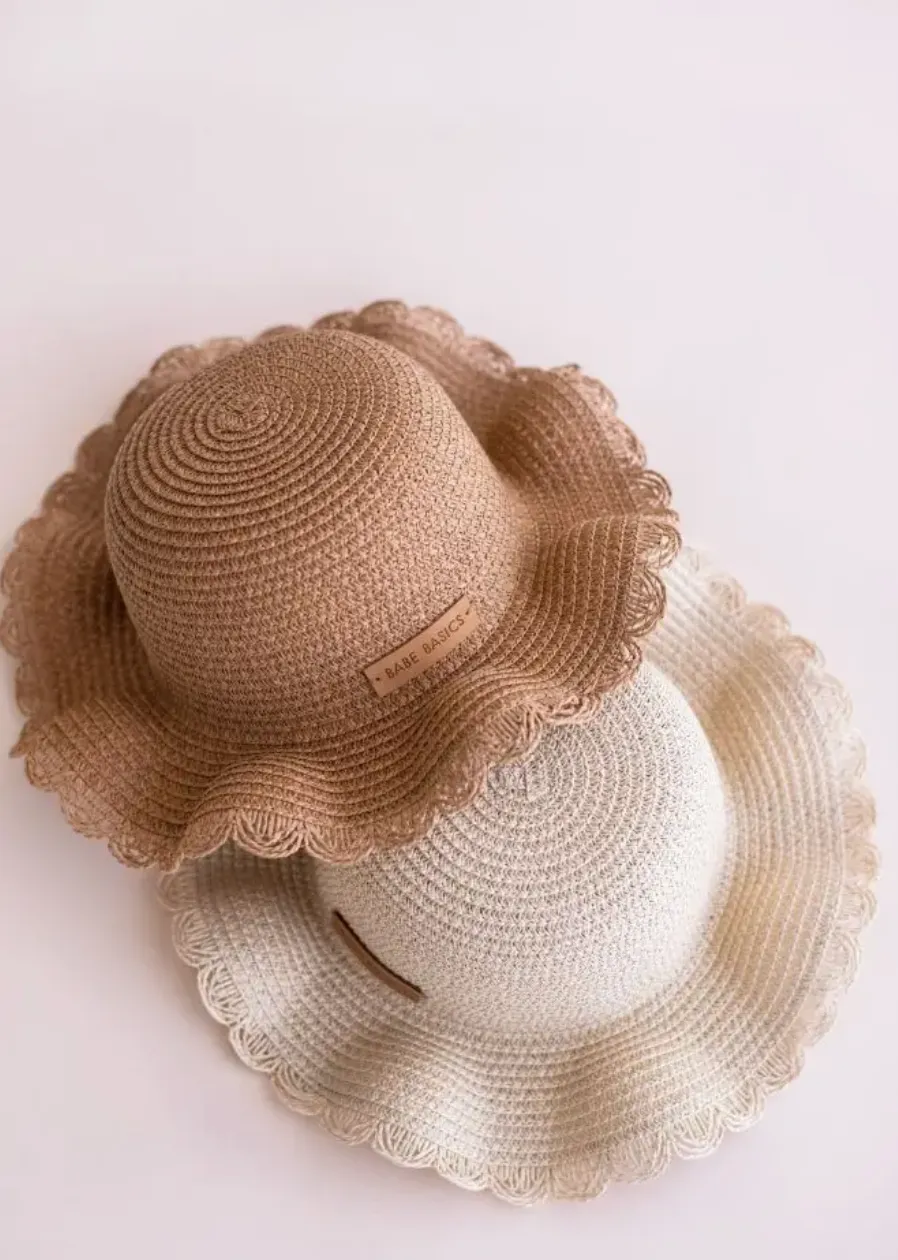 Beach Babe Straw Hat (Nude)