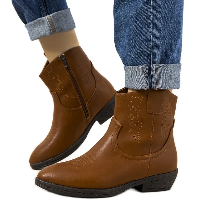 Belda Brown Western Boots