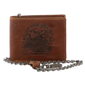 Billy The Kid Men's Leather Wallet with Detachable Chain