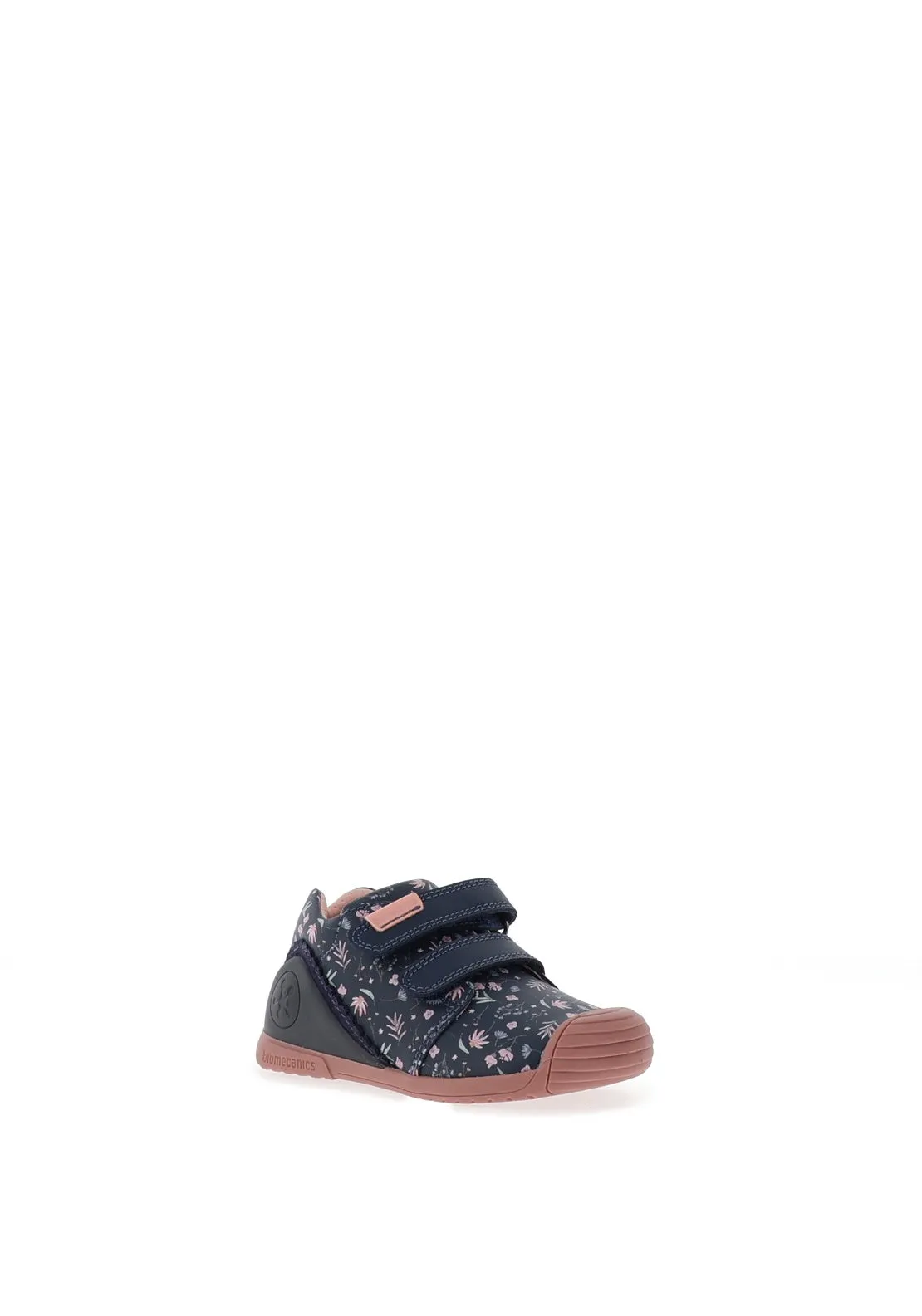 Biomecanics Baby Girl 241102A Floral Trainer, Navy