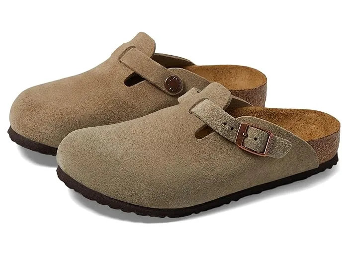 Birkenstock Kids Boston - Suede (Toddler/Little Kid/Big Kid)