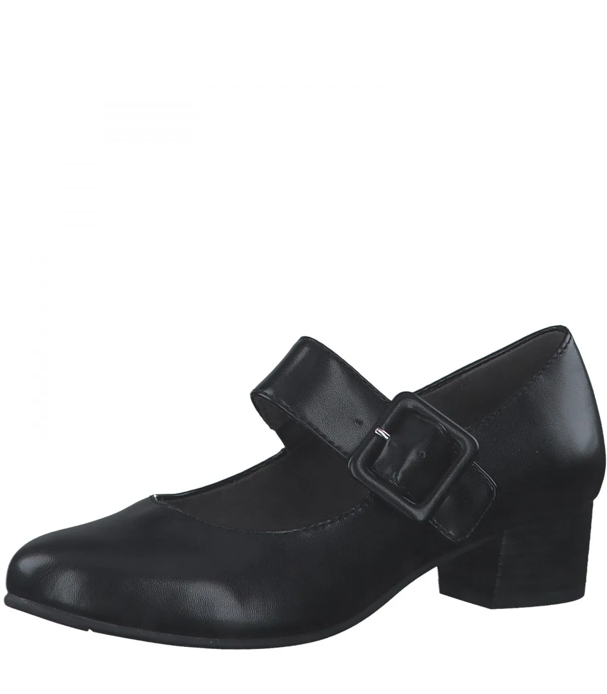 Black barette heel by JANA Softline 22362