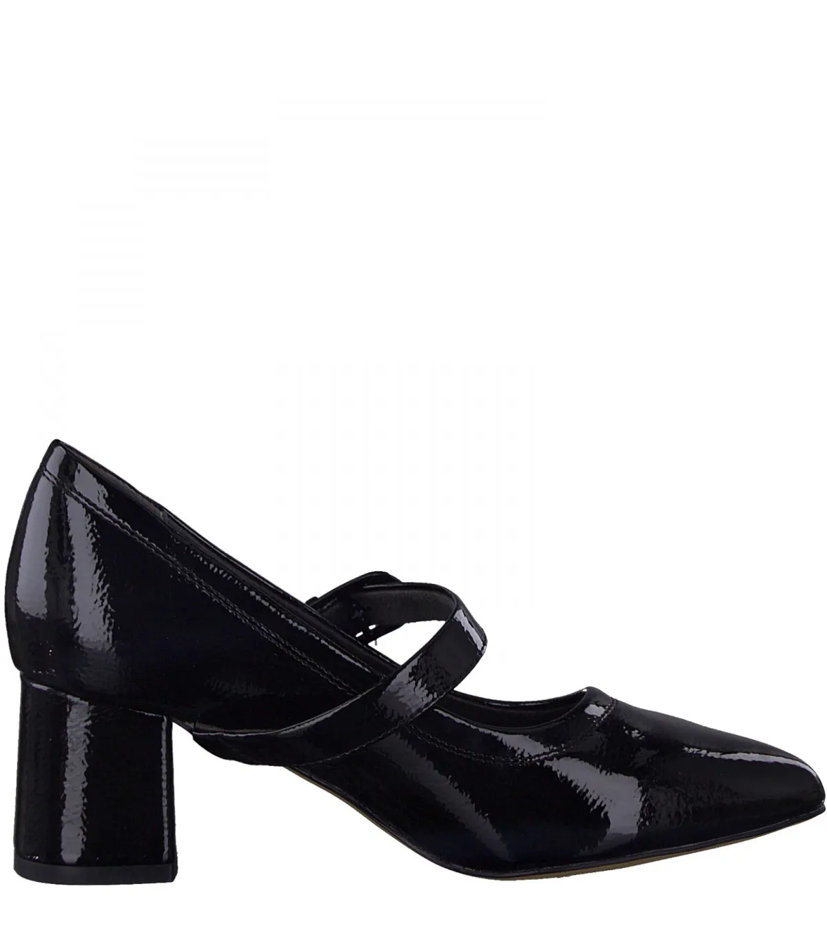 Black barette heel by JANA Softline 24466-41-018