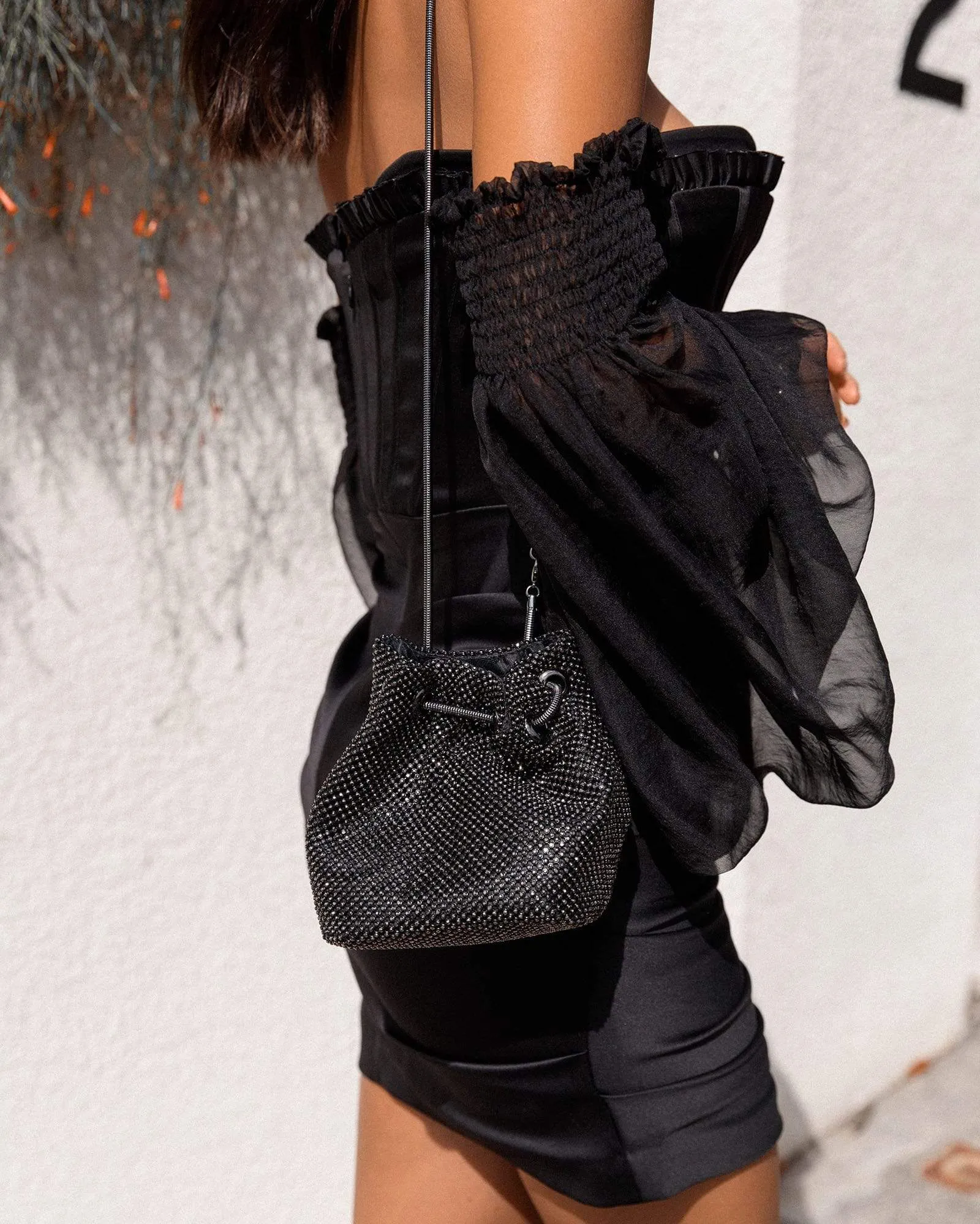 Black Destiny Pouch Bag