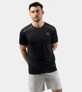 Black Men's Micro Sport Tee - Shop Now