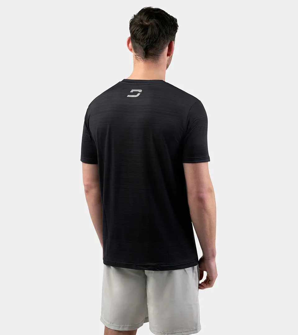 Black Men's Micro Sport Tee - Shop Now