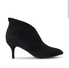 Black Suede Valentine Heel Boot 37/4