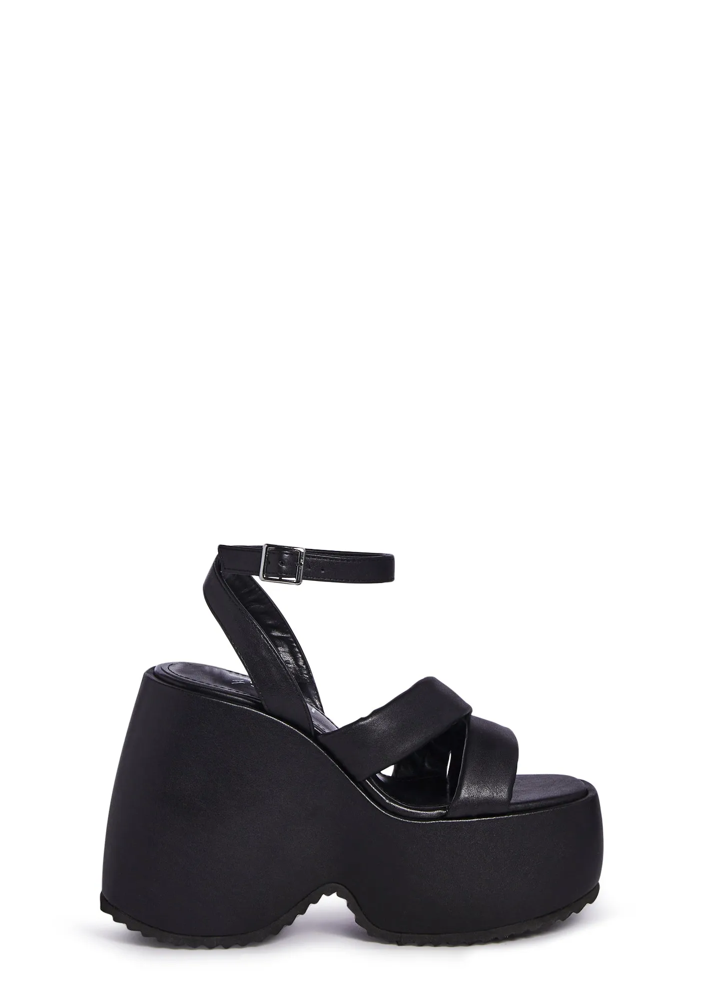 Black Valentin Platform Heels