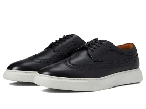 Black Wing Tip Lace-Up Sneaker