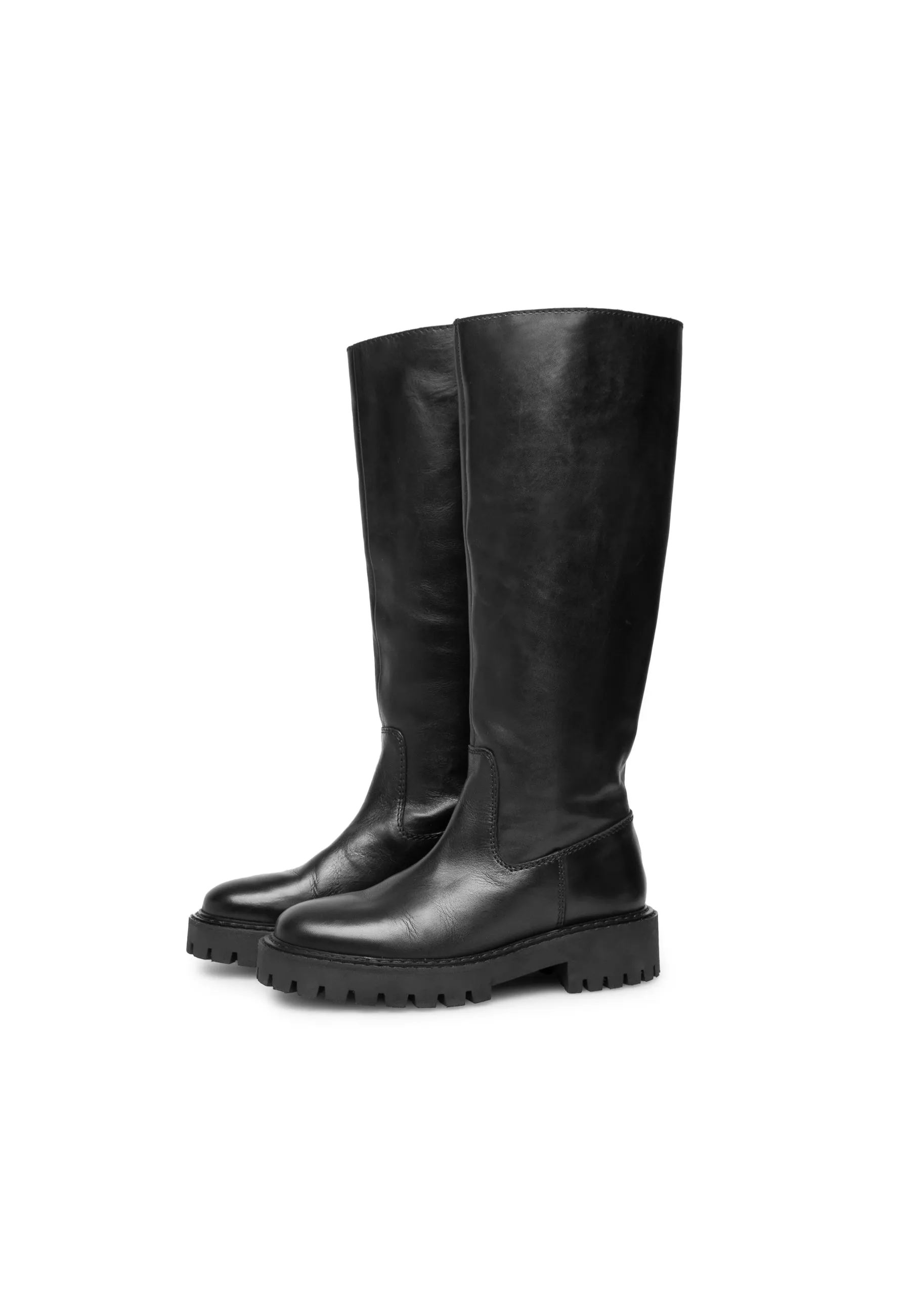 Blaine Black Tall Boots