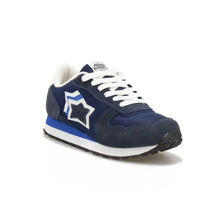 Blue Lace-Up Atlantic Star ICARO9 Boys Sneakers