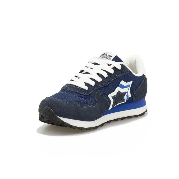 Blue Lace-Up Atlantic Star ICARO9 Boys Sneakers