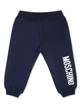 Blue Moschino Athletic Pants