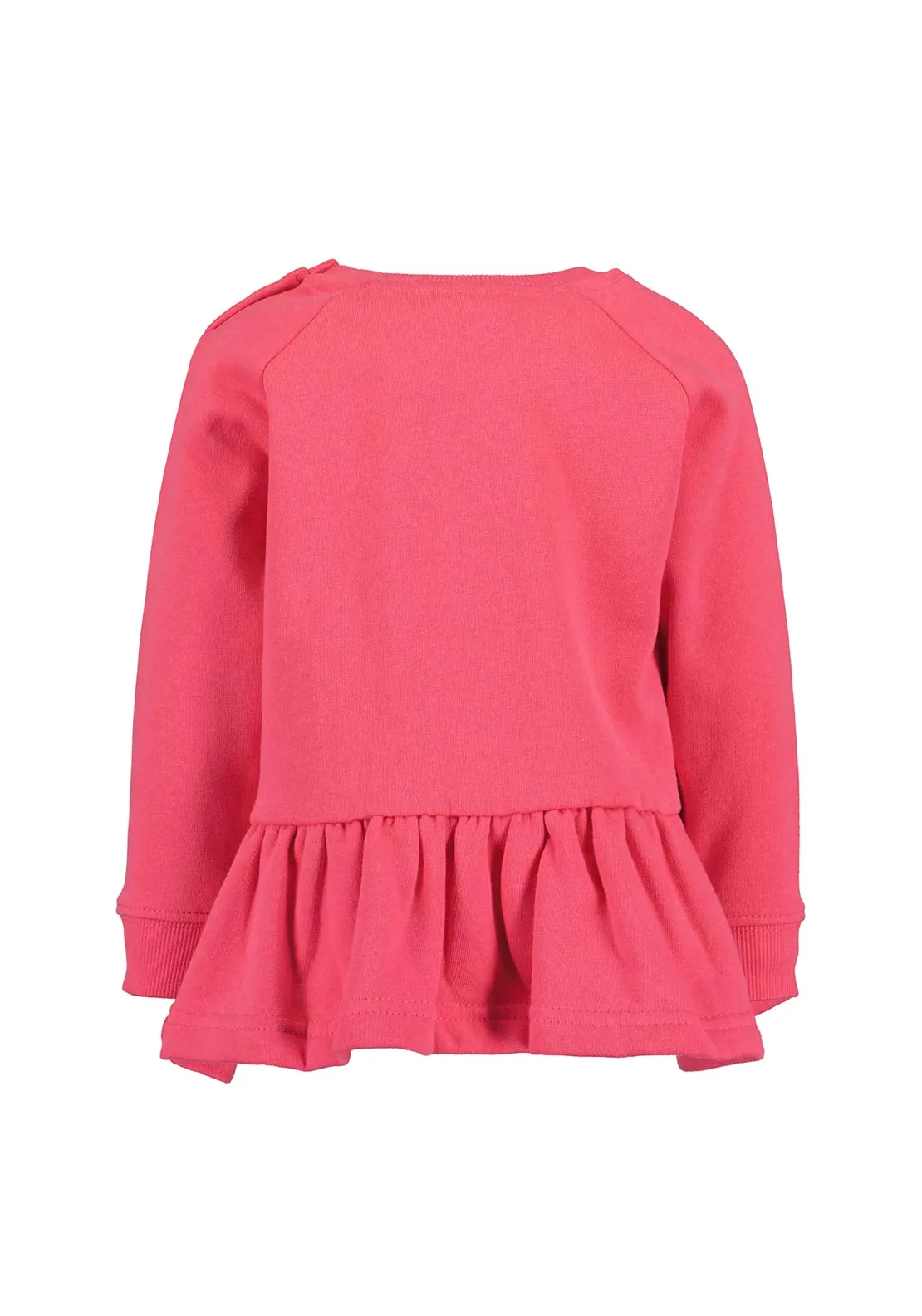 Blue Seven Baby Girl Peplum Sweater, Pink