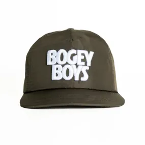 Bold Stacked Logo Hat - Dark Olive