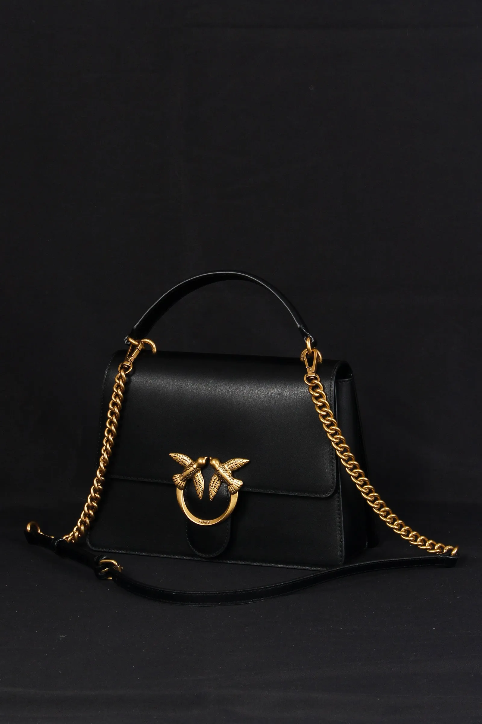 Borsa Classic Nero Gold Top Love One