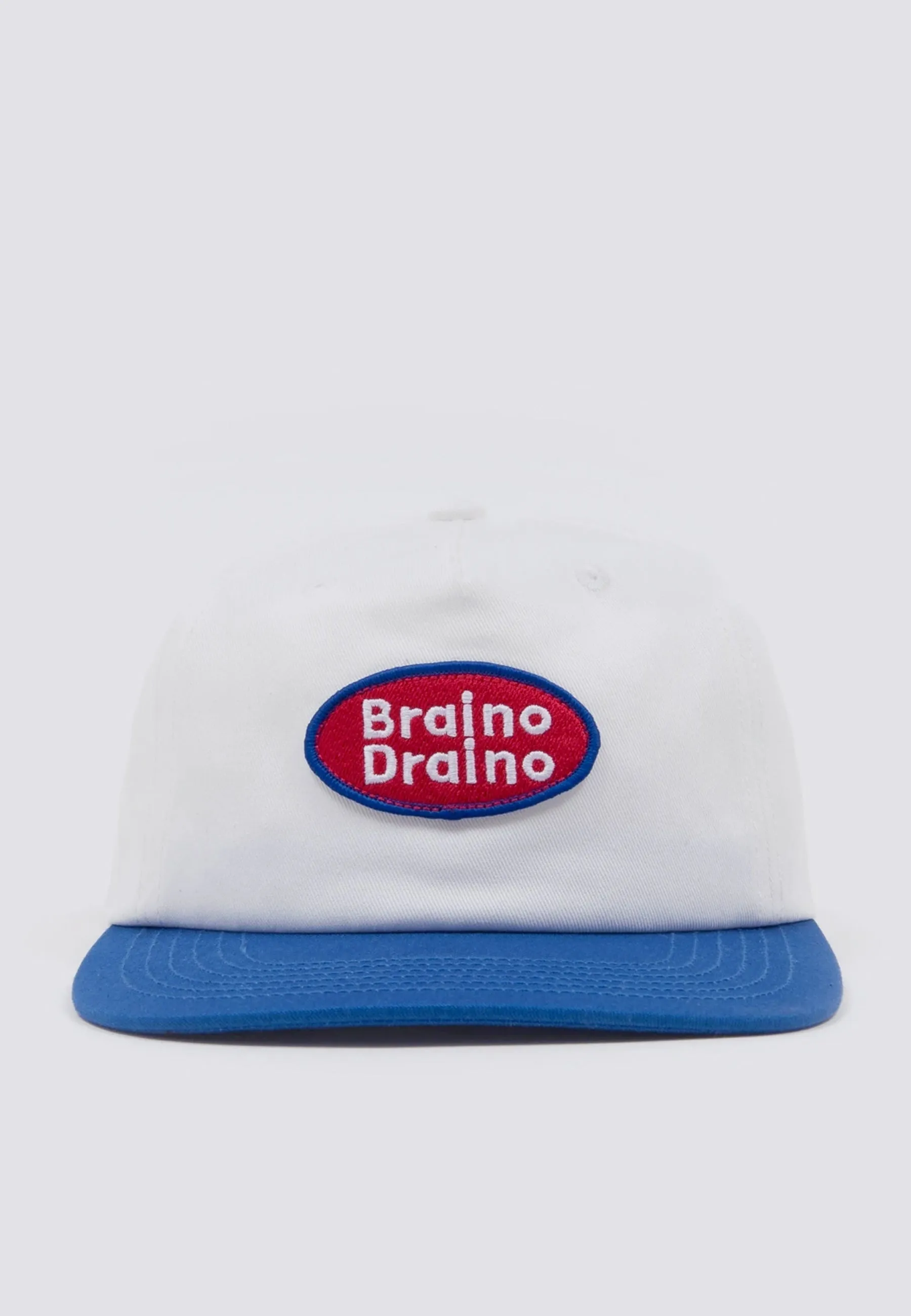 Braino Draino Strapback Hat - white