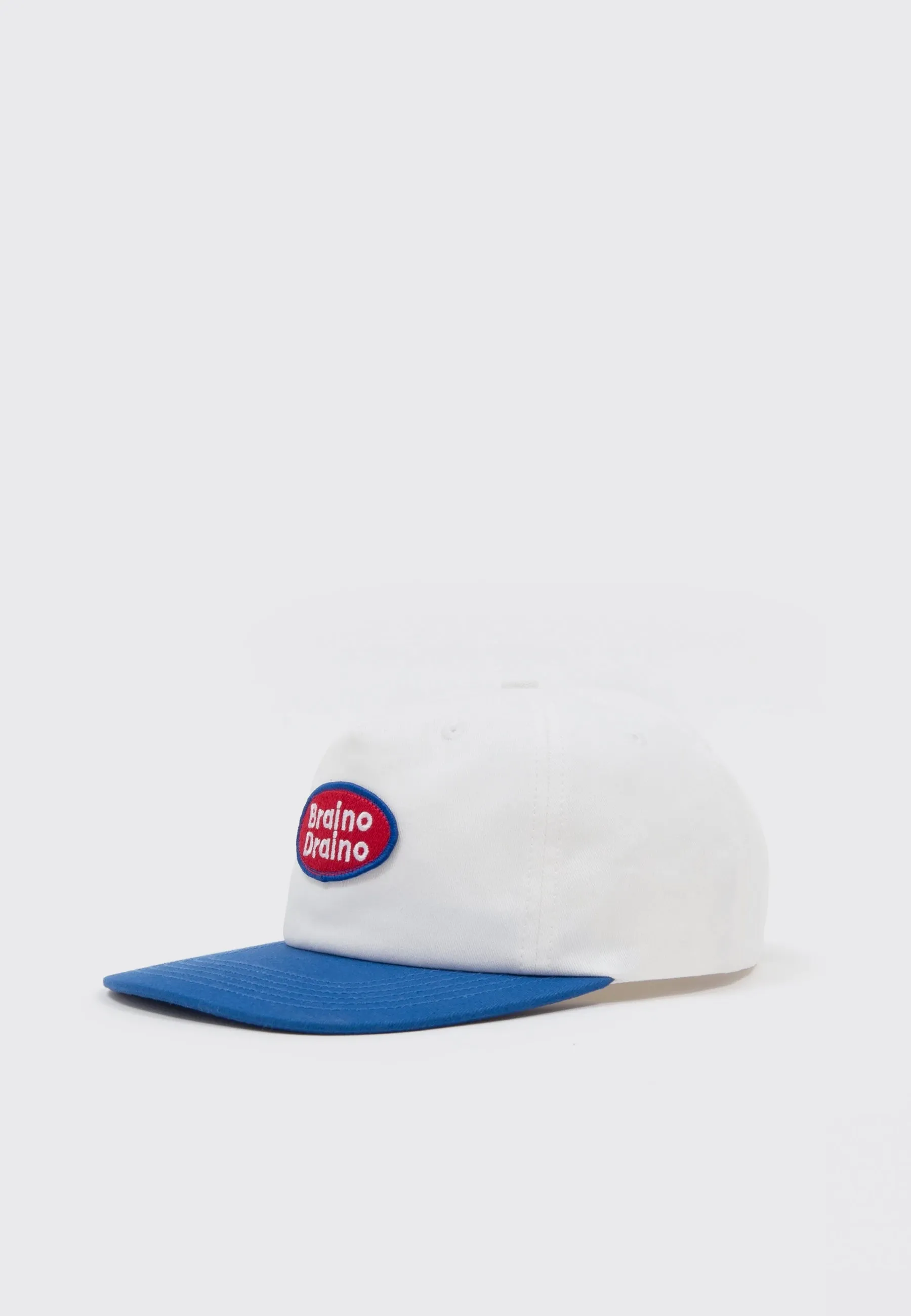 Braino Draino Strapback Hat - white