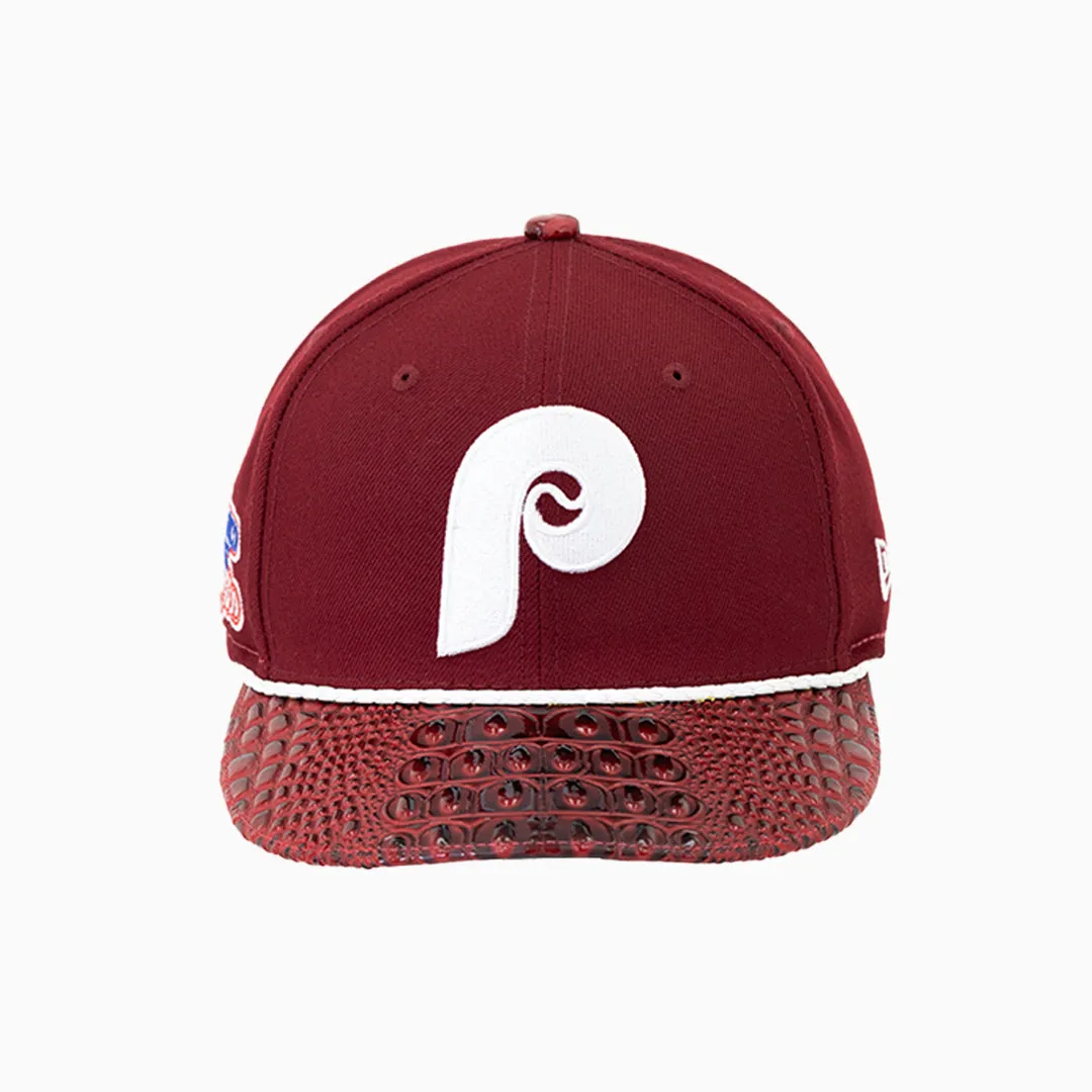 Breyer's Leather Visor Philadelphia Phillies Hat