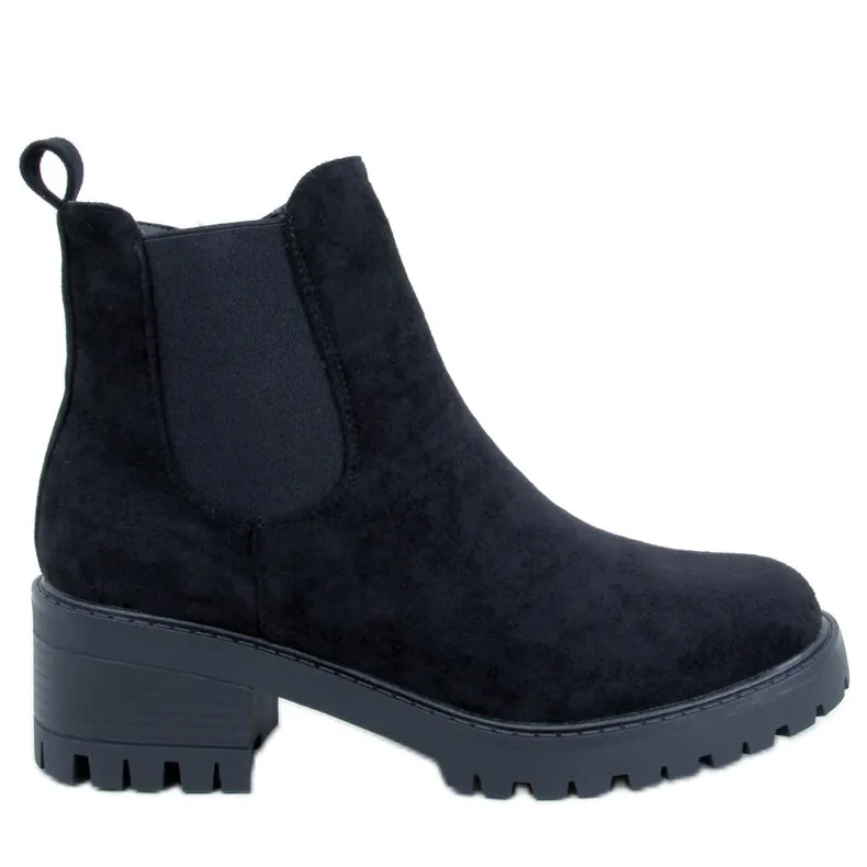 Black Bria Chelsea boots