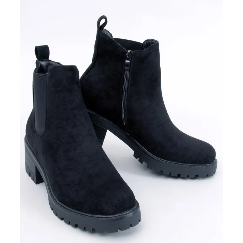 Black Bria Chelsea boots