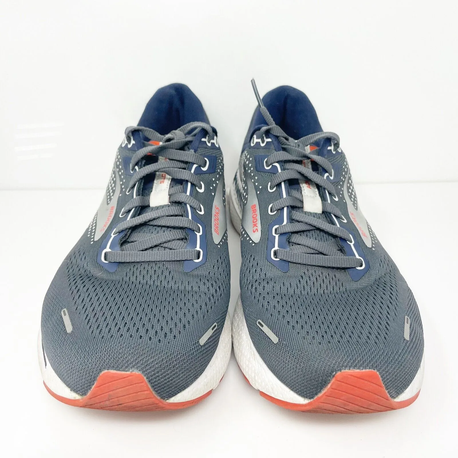 Brooks Mens Adrenaline GTS 22 1103662E435 Blue Running Shoes Sneakers Sz 9.5 2E