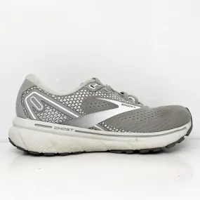 Brooks Womens Ghost 14 1203561B089 Gray Running Shoes Sneakers Size 7.5 B