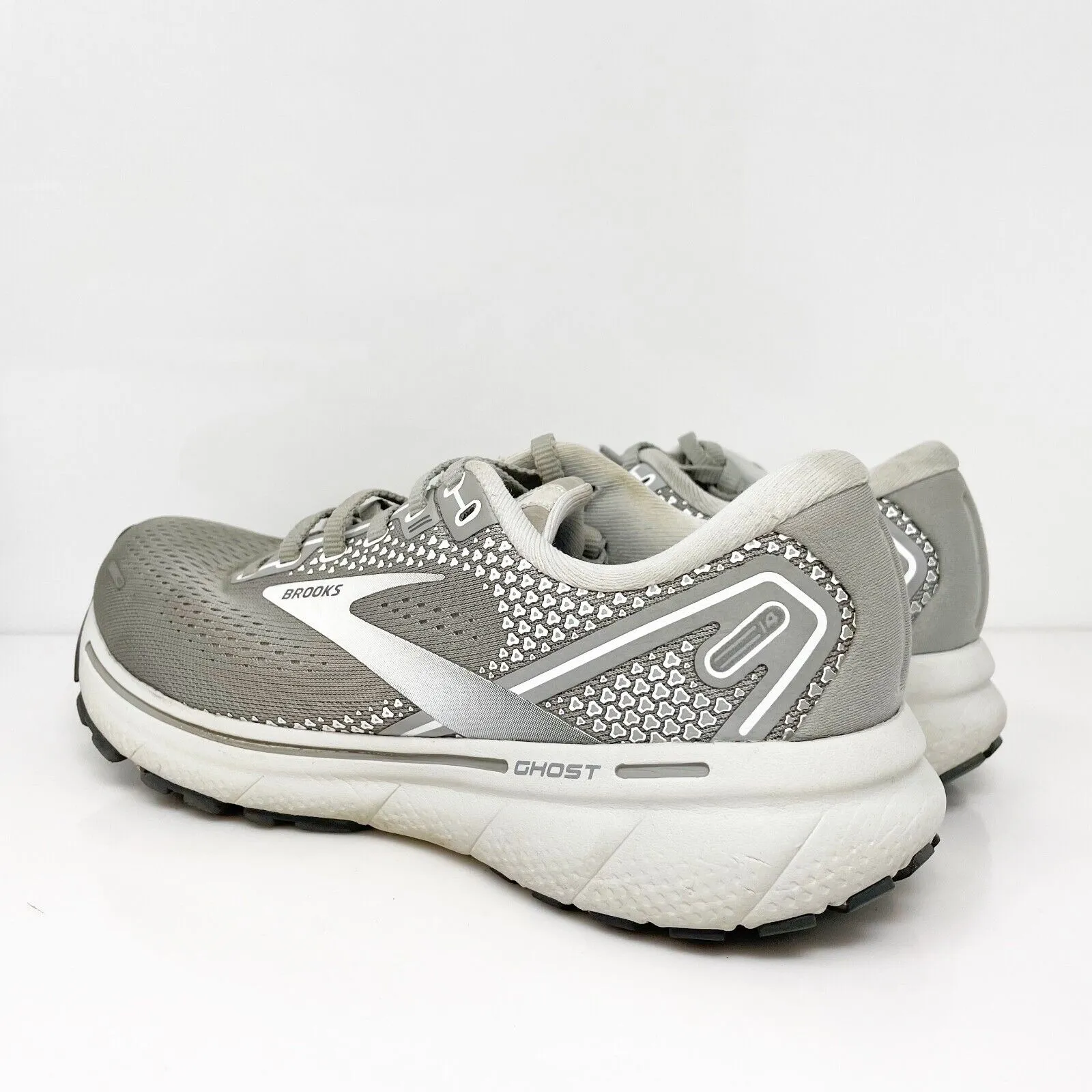 Brooks Womens Ghost 14 1203561B089 Gray Running Shoes Sneakers Size 7.5 B