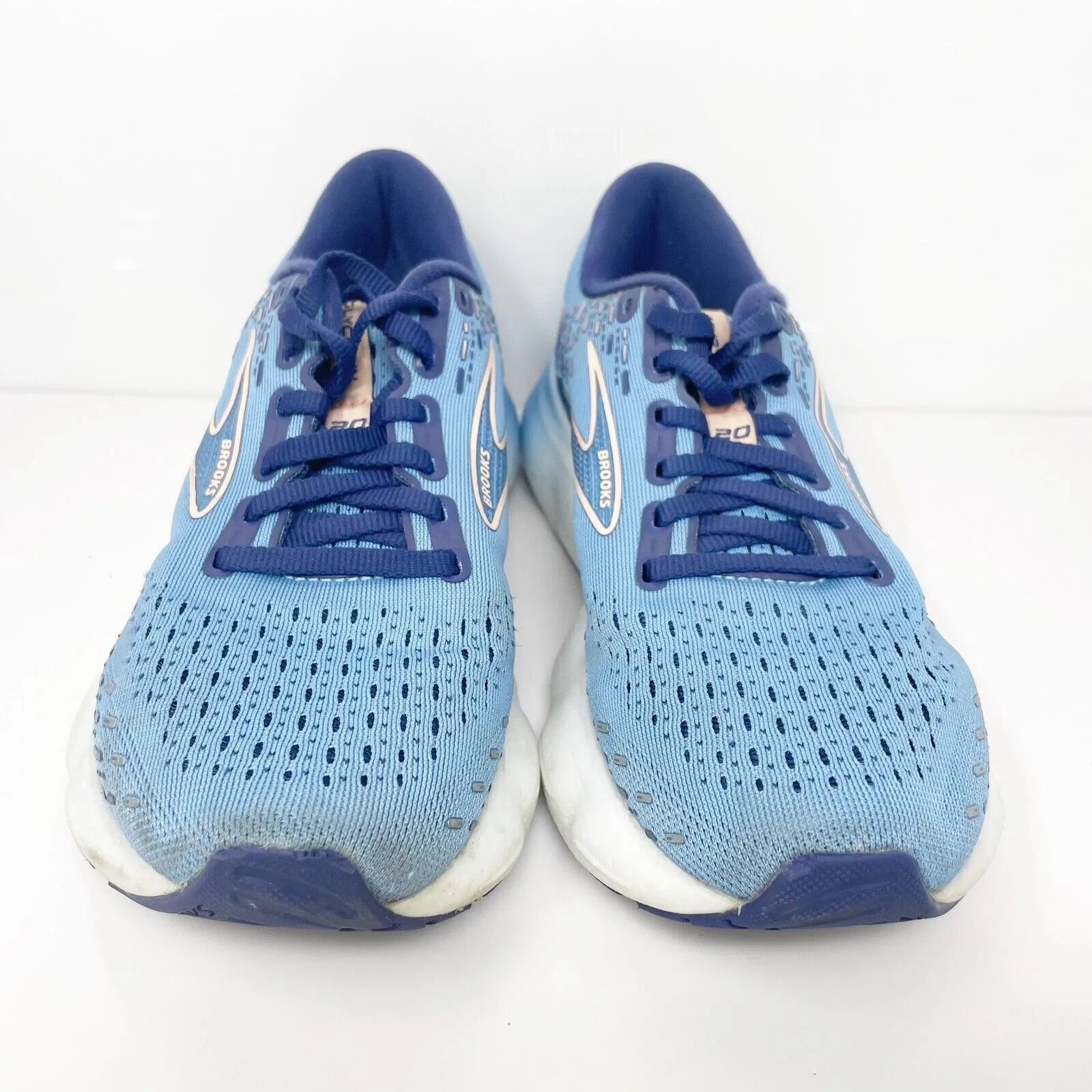 Brooks Womens Glycerin 20 1203691B478 Blue Running Shoes Sneakers Size 7 B