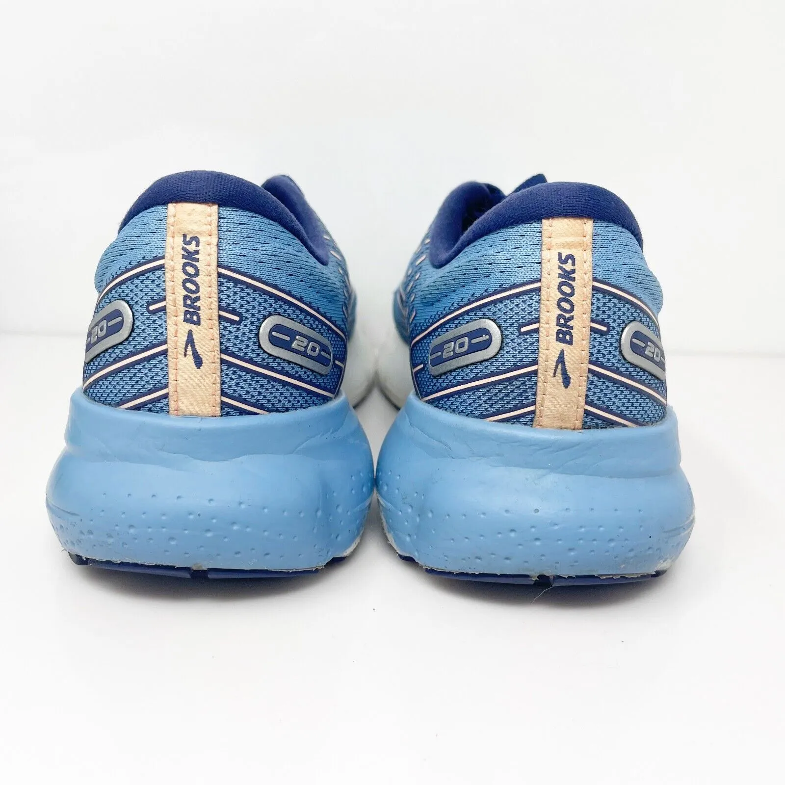 Brooks Womens Glycerin 20 1203691B478 Blue Running Shoes Sneakers Size 7 B