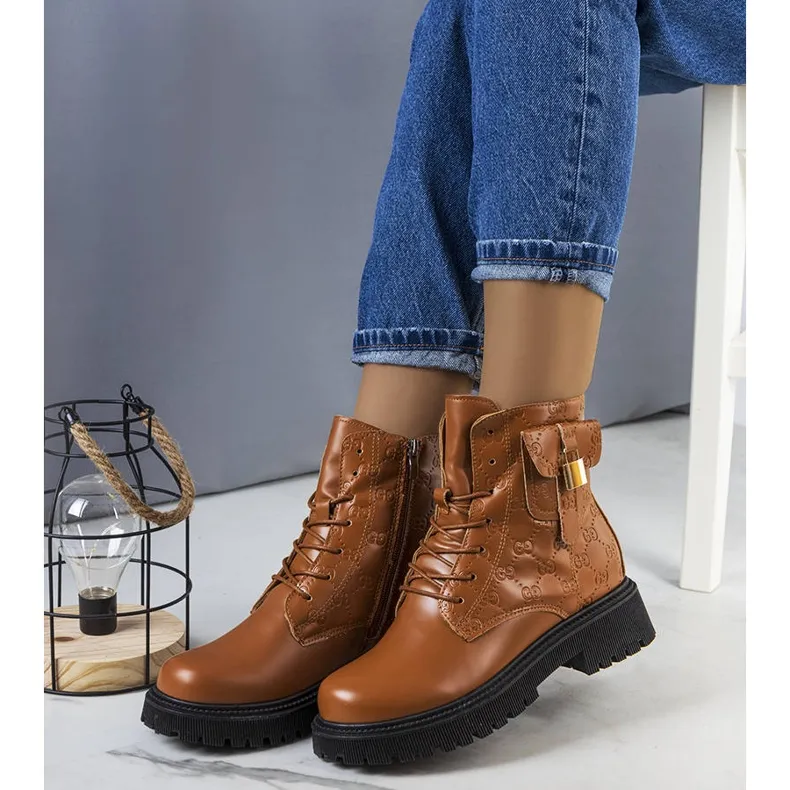 Insulated brown Coal boots