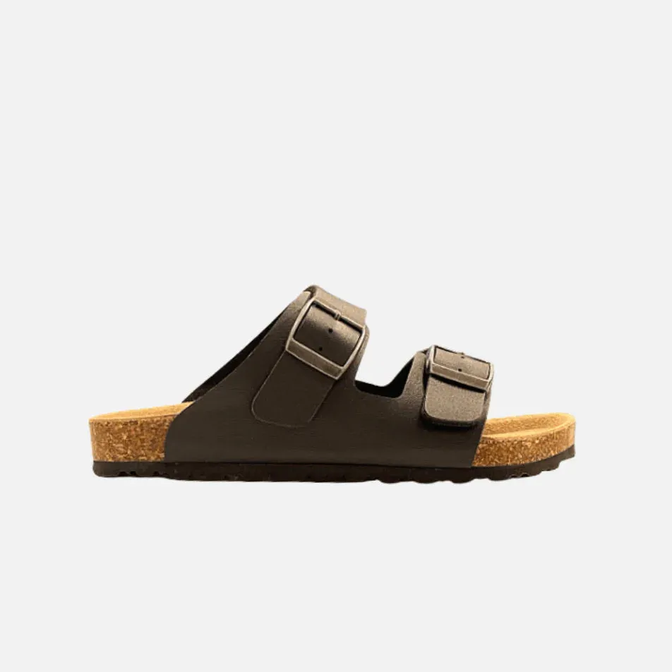 Brown Kid Comfort Sandal