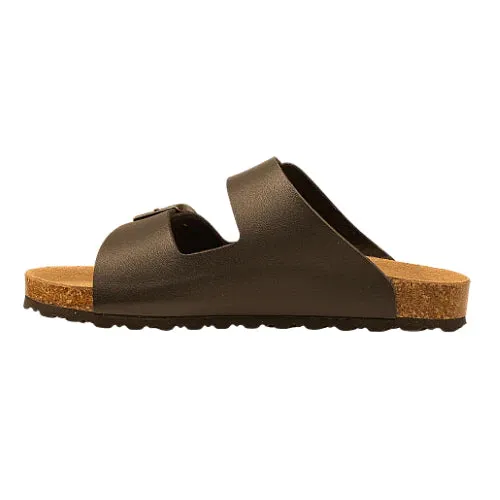 Brown Kid Comfort Sandal