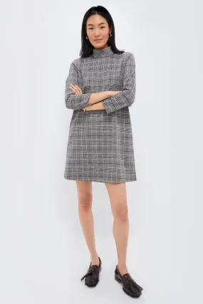 Brown Plaid Mod Ellie Dress