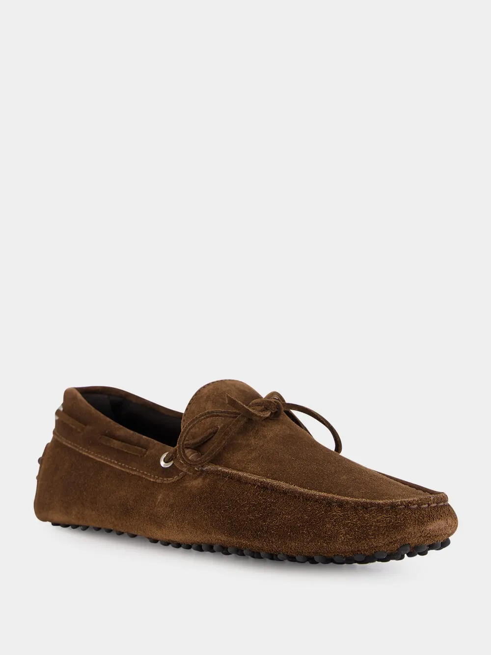 Brown Suede Driving Shoes