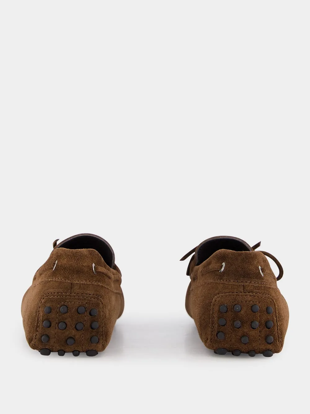 Brown Suede Driving Shoes